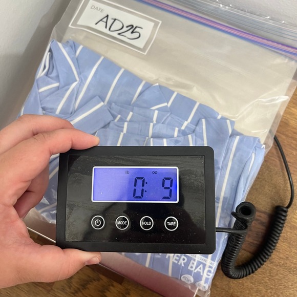 Vince Womens Pants XS NWT $445 Linen Cotton Stripe Blue Pant Pull On High Rise - Picture 9 of 9